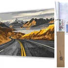 Картина по номерам без подрамника "Дорога в горах" 40*50 см 11016-ACNF