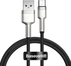 Кабель USB Type-C > USB Baseus Cafule Metal Data Cable 66W 1.0m (CAKF000101) Black
