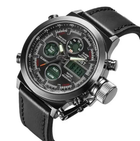 Армейские мужские часы AMST 3003 Black (противоударные с подсветкой)