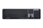 Беспроводная клавиатура 2E KS240 WL/BT EN/UK серо-черная