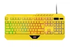 Проводная клавиатура игровая 2E Gaming KG315 USB-A EN/RU RGB желтая (SHiz15798)
