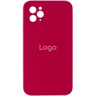 Чохол Premium Silicone Case Square Full Camera для iPhone 11 Pro Колір 37.Rose Red