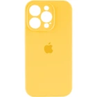 Защитный чехол-накладка Silicone Full Case AA Camera Protect для iPhone 13 Pro Max Sunny Yellow (FullAAi13PM-56)