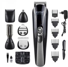 Набір для стрижки чоловічий Kemei 11в1 Black (M-600)