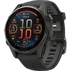 Смарт-годинник Garmin fenix 8 43mm, AMOLED, Saph, CrbnGry Ti/Blk, Blk/PebblGryBnd, (m444855)