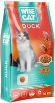 Повноцінний сухий корм для дорослих кішок Wise Cat Duck