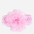 Opaska na głowę dziecięca dla dziewczynki YOCLUB Girls' Headband COP-0016G-0600 38-44 cm Różowa (5904921610131)