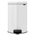 Бак для мусора с педалью Brabantia NewIcon Pedal Bin 12 л белый 111969 (00800464)
