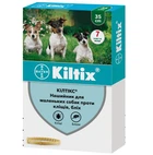 Антипаразитарный ошейник Kiltix для собак мелких пород 35 см защита от блох и клещей