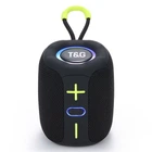 Портативная Bluetooth колонка TG658 8W с RGB подсветкой, Беспроводная колонка мощная. Цвет: черный