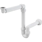 Сифон для умивальника Alcaplast A434 40мм х 1 1/4" пластик білий