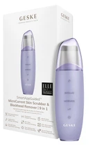 Микротоковый скрабер для кожи и устранения черных точек GESKE MicroCurrent Skin Scrubber&Blackhead Remover 9в1 purple