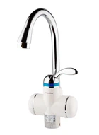 Кран-водонагрівач проточний AQUATICA LZ 3.0кВт 0.4-5бар для кухні гусак вухо на гайці LZ-6B111W (9795103)
