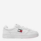 Sneakersy męskie skórzane Tommy Hilfiger EM0EM01443-ACG 41 Białe (8720637412794)