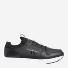 Buty sportowe męskie skórzane Calvin Klein YM0YM01118-0GM 44 Czarne (8720639480722)