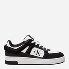 Sneakersy damskie skórzane Calvin Klein YW0YW01579-0GM 36 Czarny/Biały (8720639472130)