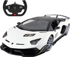 Машинка Rastar Lamborghini Aventador SVJ на радиоуправлении 1:14 белый