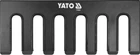 Полка для электроинструмента YATO 576 x 225 x 55 мм 6 гнезд металлическая (YT-09091)