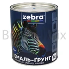 Емаль-ґрунт алкідна ZEBRA PROF 055Р 2,5 кг синя