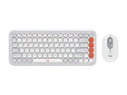 Клавиатура и мышь беспроводная Logitech Pop Icon Combo Off White (920-013141)