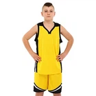 Форма баскетбольная LIDONG L044 (полиэстер, размер 5XL, Желтый-черный)