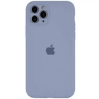 Защитный чехол-накладка Silicone Full Case AA Camera Protect для Apple iPhone 12 Pro Sierra Blue (FullAAi12P-53)