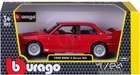 Metalowy model samochodu Bburago BMW Serii 3 1988 1:24 Czerwony (4893993211005)