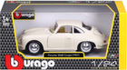 Metalowy model samochodu BBurago Porshe 356B Coupe 1:24 Kość słoniowa (4893993220793)