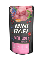 Влажный корм для собак малых пород Dolina Noteci Rafi Mini с индейкой