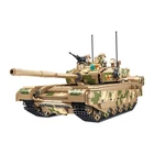 Конструктор детский игровой военный танк 99A на 1309 деталей,хаки (688002)