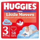 Подгузники-трусики Huggies Little Movers/Pants 3 Mega 6-11 кг для мальчиков 58 шт (5029053547473)