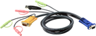 Kabel KVM ATEN 2L-5302U Audio USB  + HDB - SPHD 3-in-1 1.8 m (2L-5302U)