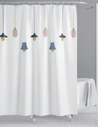Шторка для ванної кімнати з кільцями Trento Light 180х200см ,білий