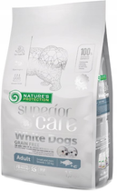 Сухий корм для собак Nature's Protection Superior Care White Dogs Grain Free Adult Small and Mini Breeds з білою рибою 1.5 кг (4771317456670)