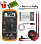 Мультиметр Aneng AN8205C Orange щупы + термопара + крона