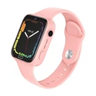 Детские умные смарт часы XO H140 Kids Smart Watch с сим картой камерой и GPS розовые