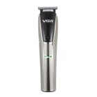 Машинка для стрижки с насадками VGR V-029 аккумуляторная 1000 mAh Серебро