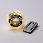 Гірлянда світлодіодна GarlandoPro 500L50MGY Роса Нитка на 500 LED зелена 50 м 8 режимів Жовтий (127-107-500L50MGY)
