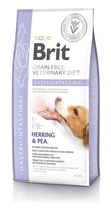 Сухой корм для всех возрастов Brit VetDiets при нарушениях пищеварения с селедкой лососем горохом