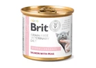 Влажный корм для кошек Brit VD Hypoallergenic при аллергии с лососсем и горохом 200 г