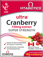 Дієтична добавка Vitabiotics Ultra Cranberry журавлина 30 таблеток (5021265244867)