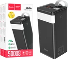 Внешний аккумулятор (Power Bank) Hoco J86A 22.5W 50000mAh LED Light (PD3.0 QC4.0) 1C+2A Black (38273)