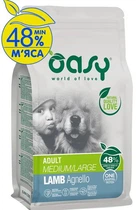 Сухий корм для собак Oasy OAP ADULT Medium/Large Ягня