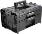 Ящик YATO модульный Т2 системы S12 пластиковый с 2 шуфлядами 450x313x245 мм (YT-08973)