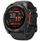 Смарт-годинник Garmin fenix 8 51mm, AMOLED, Glass/SS, Slate Steel/,BlkBnd, GPS (m445068)