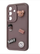 Чохол Pretty Things Case Samsung Galaxy S25 Plus brown/bear