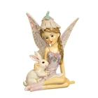 Статуэтка Lefard Фея с кроликом 10х8 см 12007-076