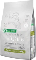 Сухой беззерновой корм для юниоров Nature's Protection Superior Care White Dogs Grain Free Junior Small and Mini Breeds