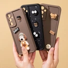 Чохол мультяшний з фігурками WAVE Pretty Things Case для Samsung Galaxy S25 black/coffee