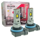 Лампа светодиодная для фар Decker LED PL-05 H11 5000K 7000LM 2 шт комплект